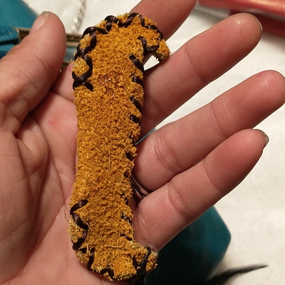 Nubuck Canoe Bag Charm/ Key Chain - Picture 3 of 4